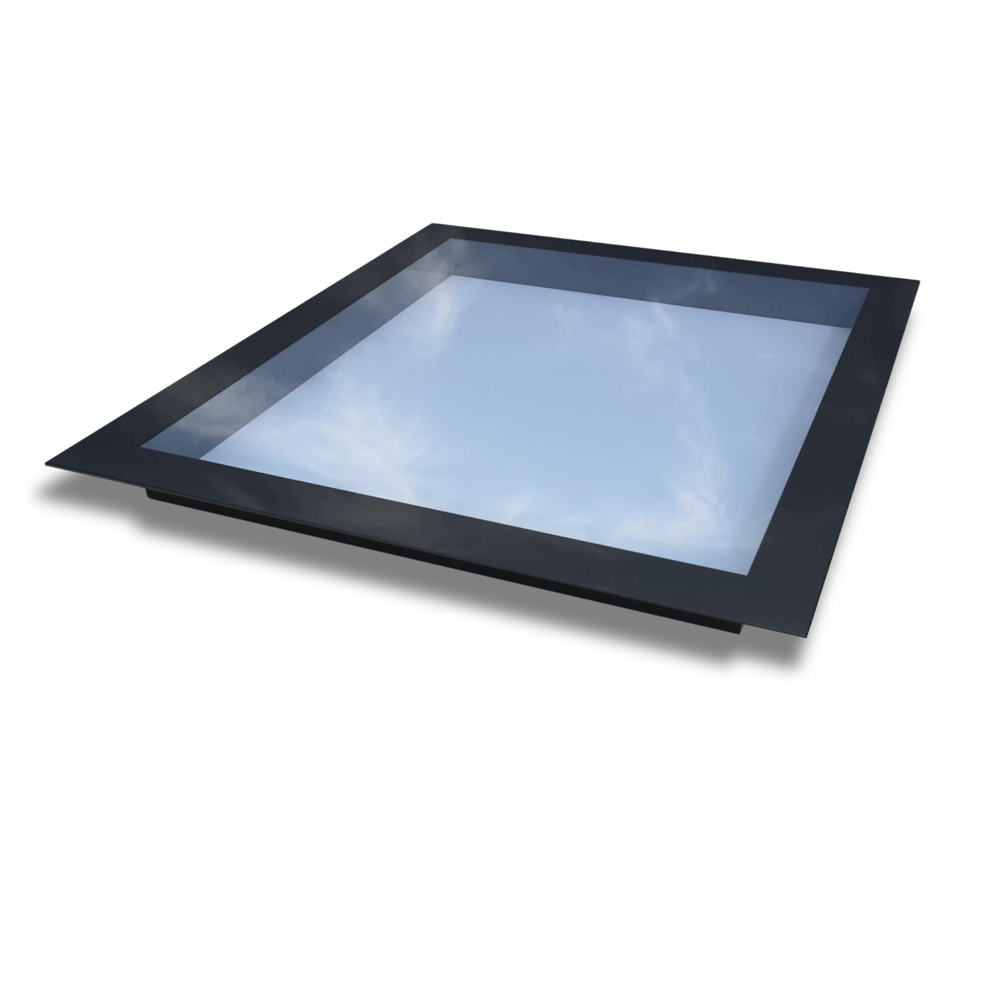 1000 x 1200 mm Frameless Skylight for Flat Roof - Triple Glazed