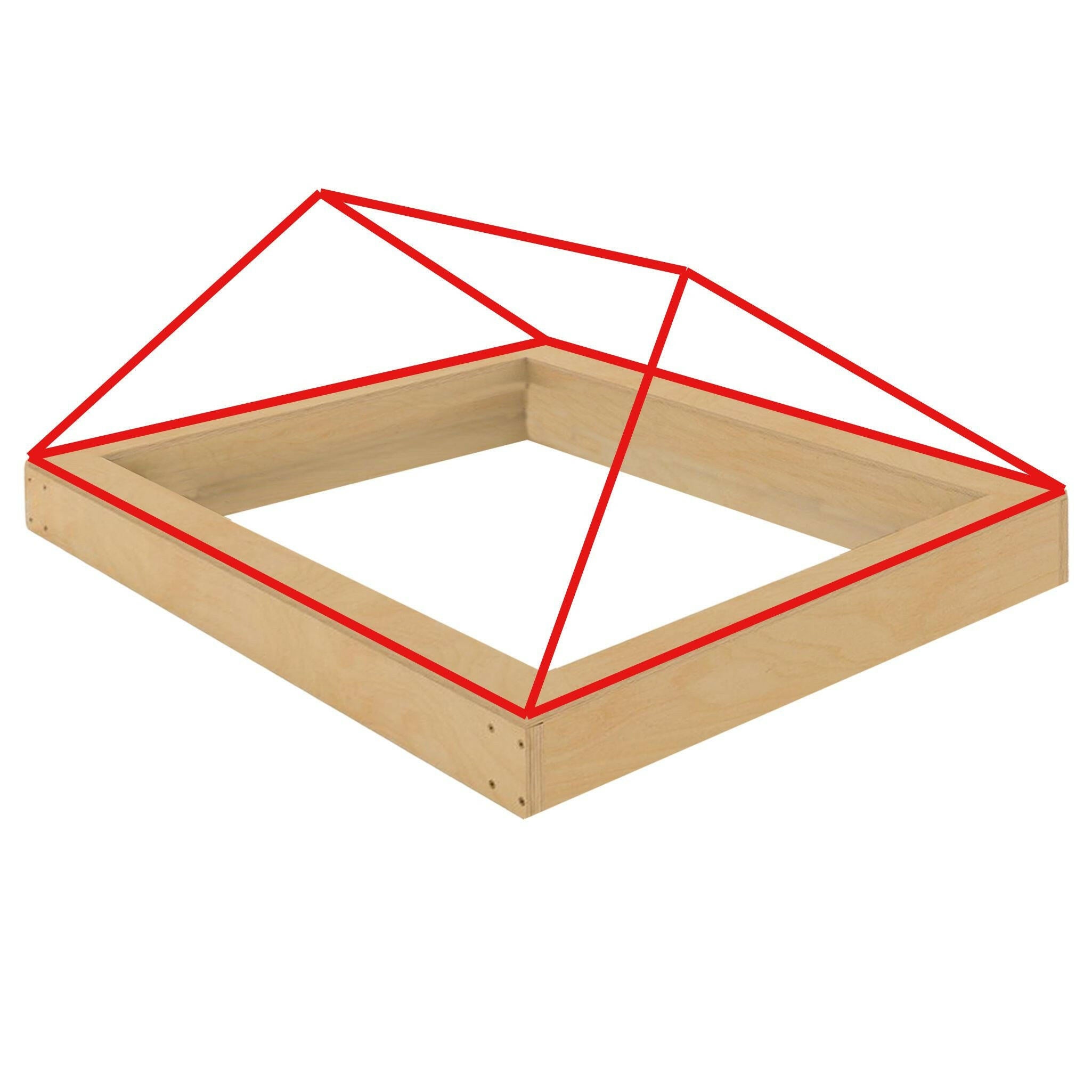 1000 x 1500 mm WBP Insulated Upstand for Roof Lanterns.