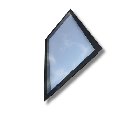 1200 x 2500 mm Frameless Skylight for Pitched Roof - Triple Glazed.