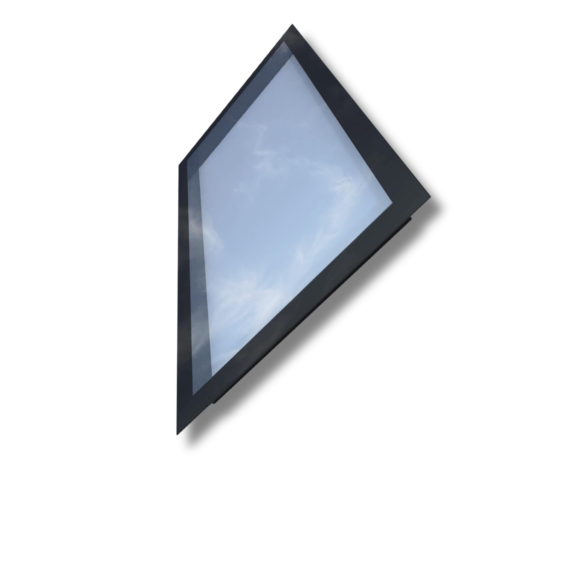 1000 x 2000 mm Frameless Skylight for Pitched Roof - Triple Glazed - 0