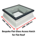 Brett Martin Bespoke Flat Glass Access Hatch.