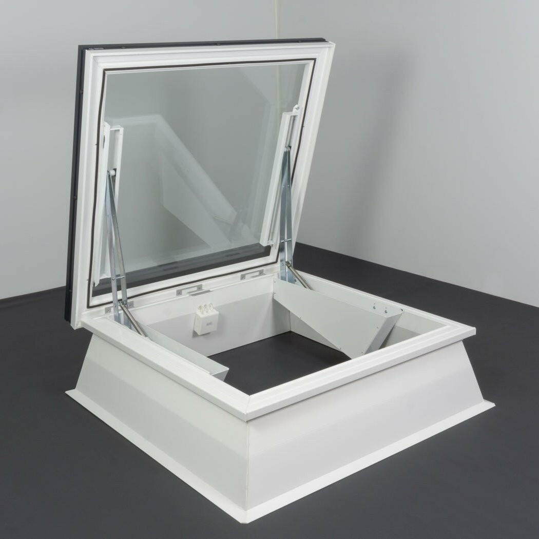 1200 x 1200 mm Brett Martin Flat Glass Access Hatch.
