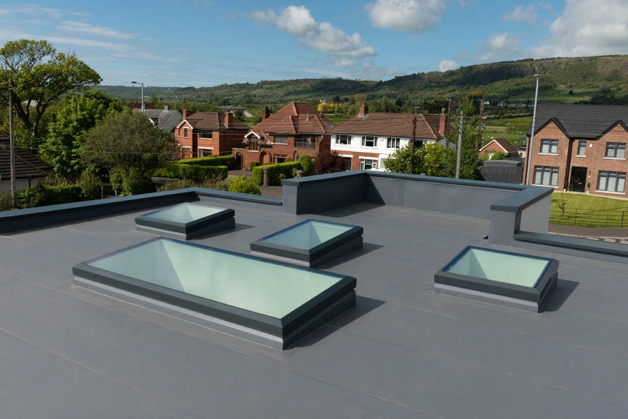 1000 x 2000 mm Fixed Glass Link Skylight | Premium Range.