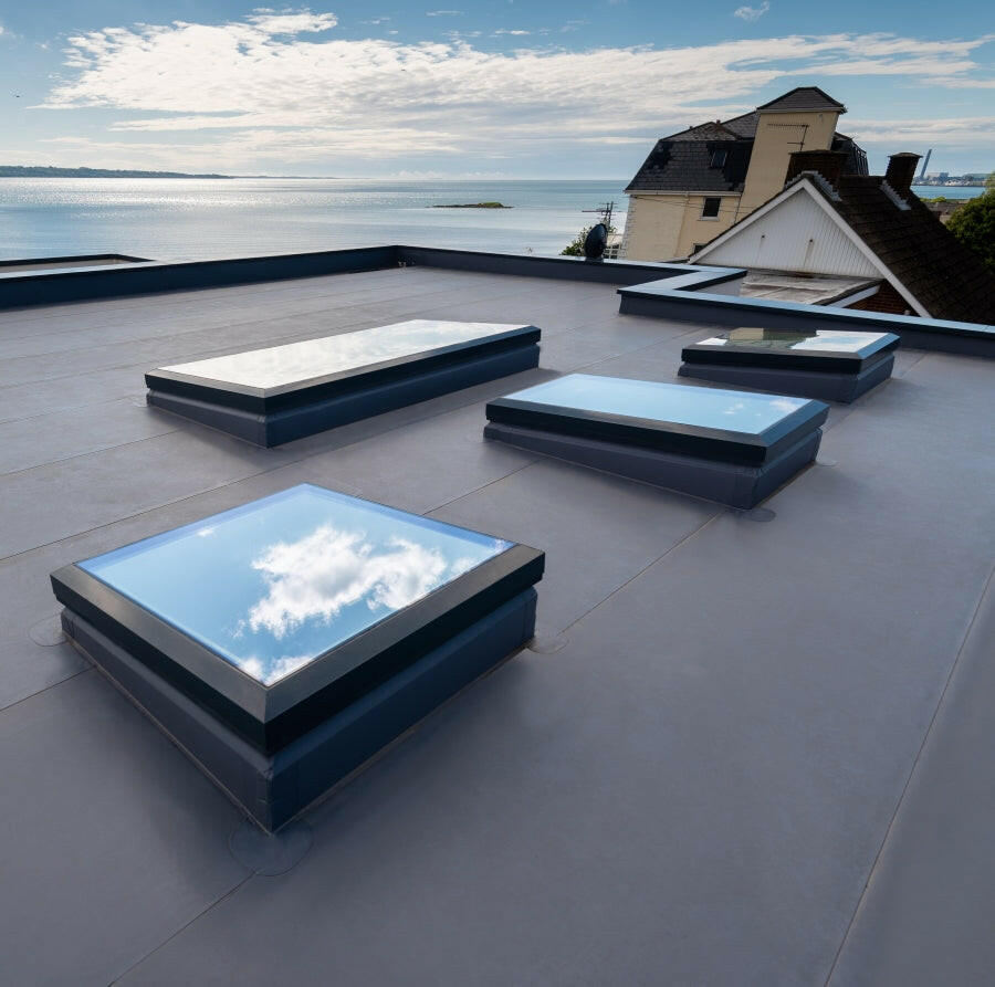 1000 x 2000 mm Electric Opening Glass Link Skylight | Premium Range.