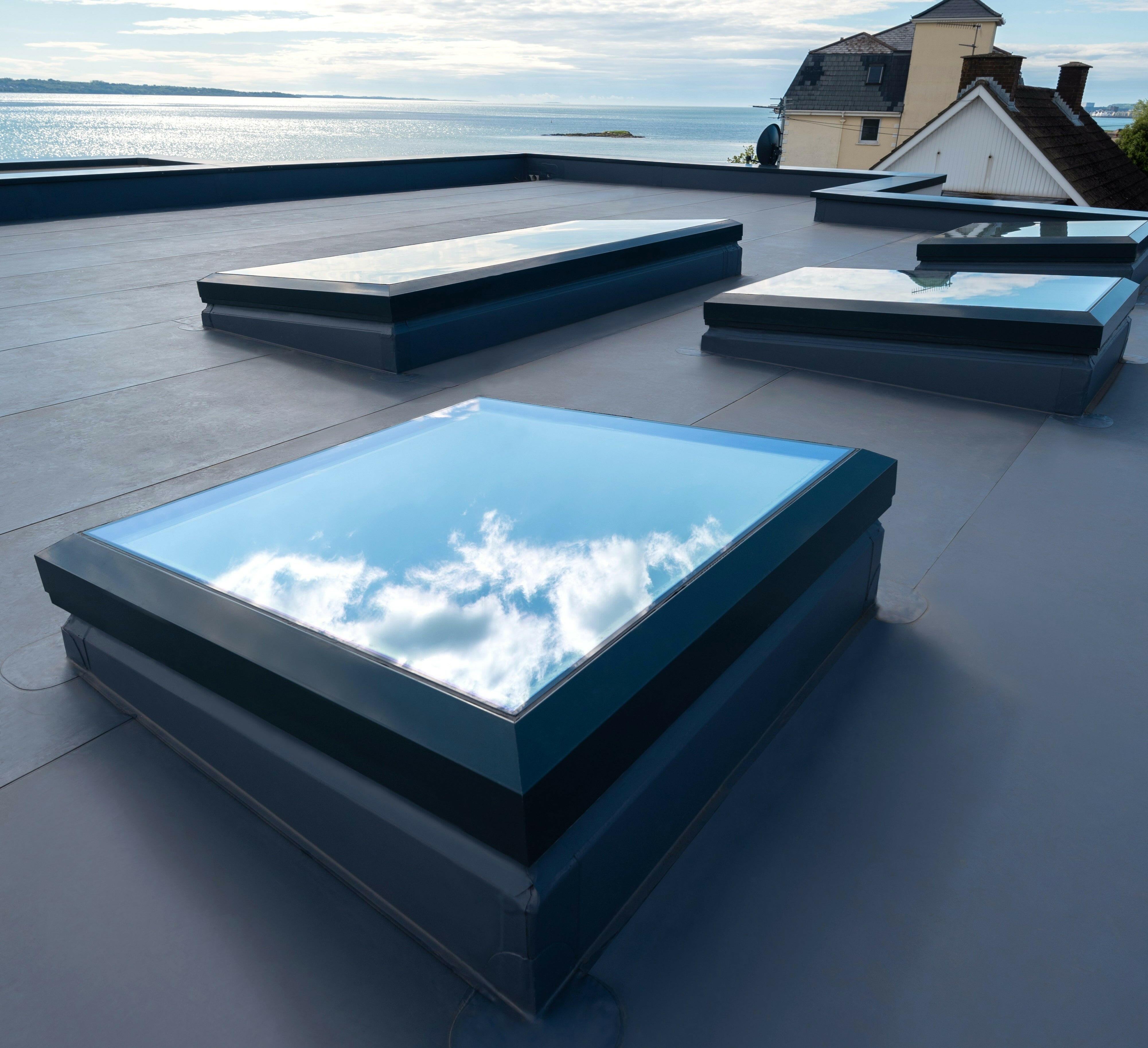 1500 x 2000 mm Electric Opening Glass Link Skylight | Premium Range.