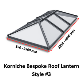 Korniche Bespoke Aluminium Roof Lantern Style #3.