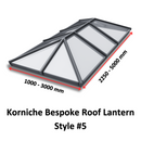 Korniche Bespoke Aluminium Roof Lantern Style #5.