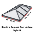 Korniche Bespoke Roof Aluminium Lantern Style #6.