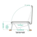 1050 x 1950 mm Brett Martin Flat Glass Access Hatch.
