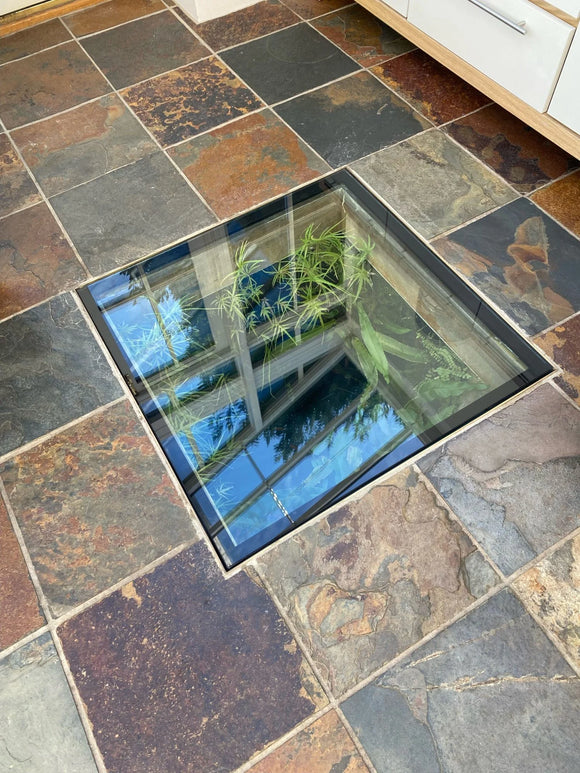 Bespoke Frameless Walk-on Skylights.