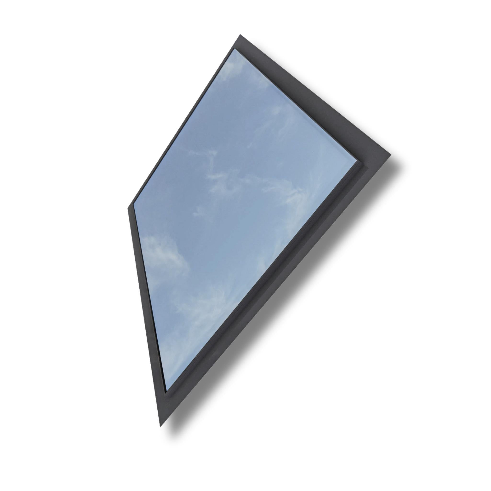 1500 x 2000 mm Frameless Skylight for Pitched Roof - Triple Glazed