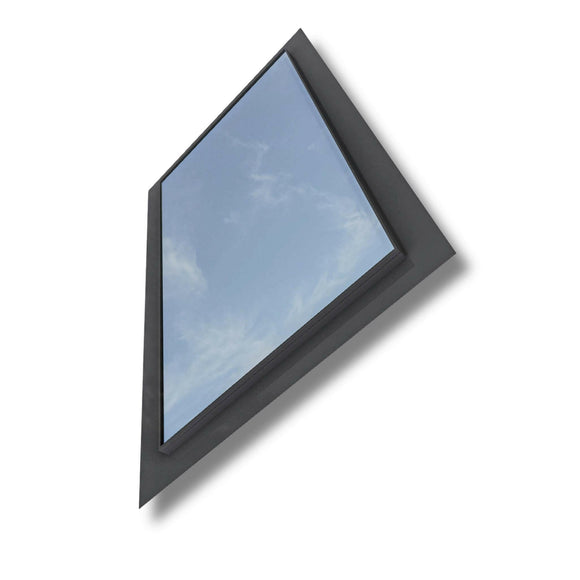 800 x 1500 mm Frameless Skylight for Pitched Roof - Triple Glazed.