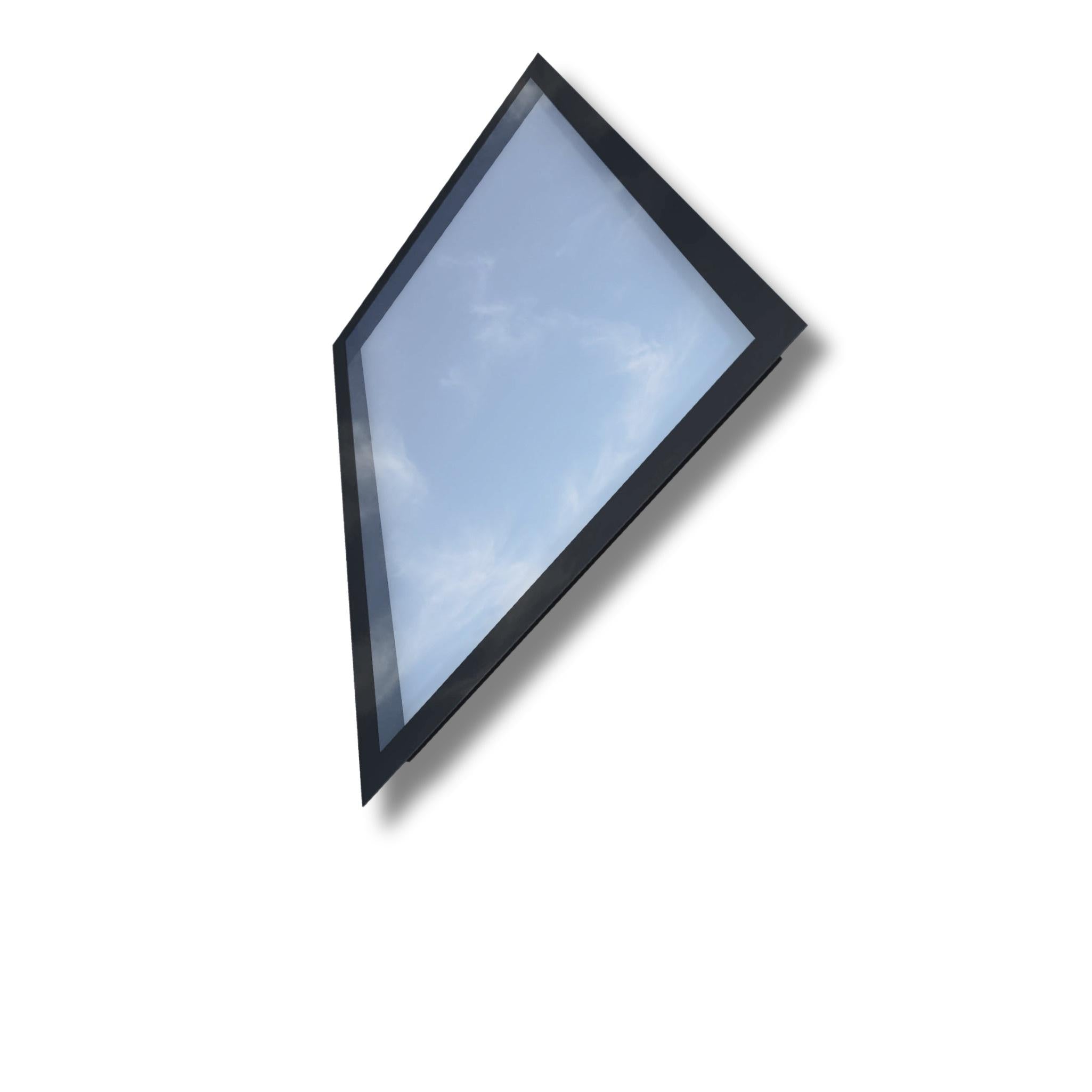 1500 x 2500 mm Frameless Skylight for Pitched Roof - Triple Glazed - 0